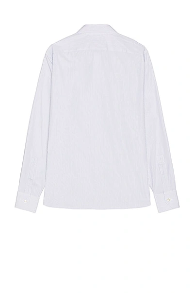 Shop Saint Laurent Long Sleeve Shirt In Blanc