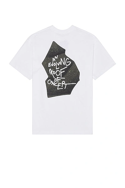 Shop Objects Iv Life Thoughts Bubble Spray Print T-shirt In White