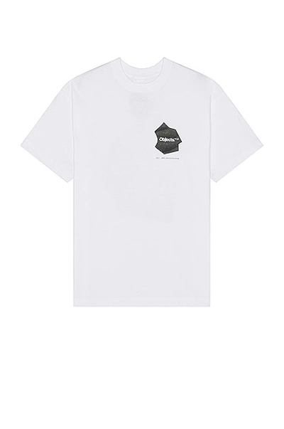 Shop Objects Iv Life Thoughts Bubble Spray Print T-shirt In White