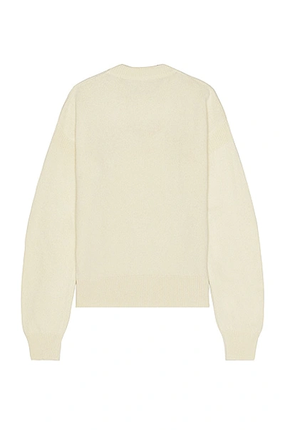 Shop Marni Roundneck Sweater In Stone White