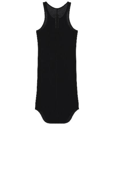 Shop Rick Owens Basic Rib Tank In Black