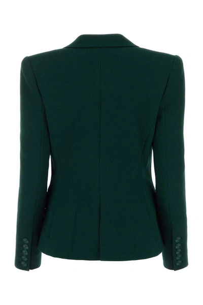 Shop Alexandre Vauthier Jackets And Vests In Green