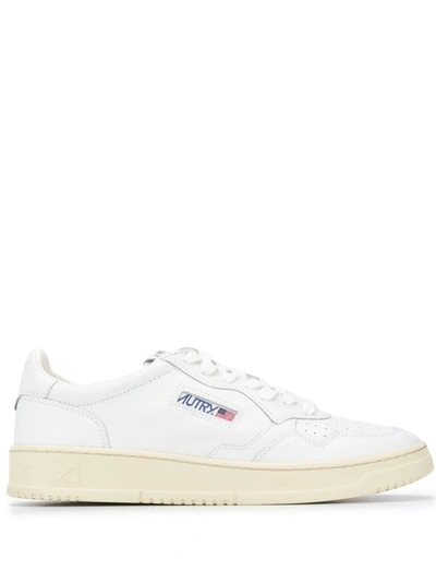 Shop Autry Medalist Low-top Sneakers In White