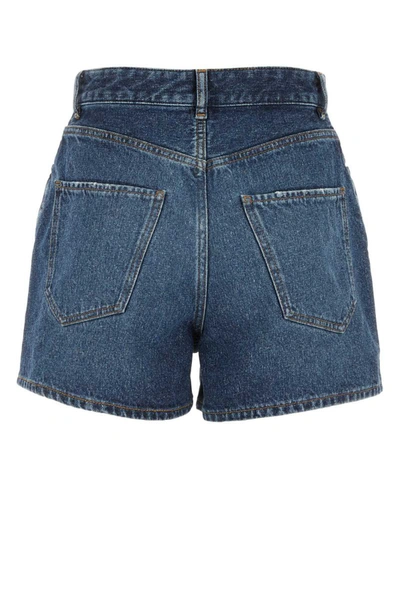 Shop Chloé Chloe Shorts In Blue