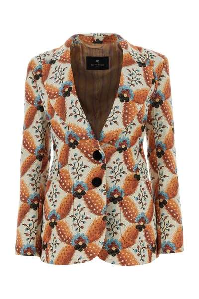 Shop Etro Jackets And Vests In Floral