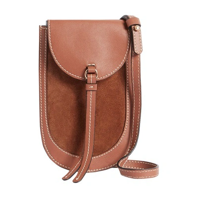 Shop Vanessa Bruno Lou Phone Pouch In Biscuit