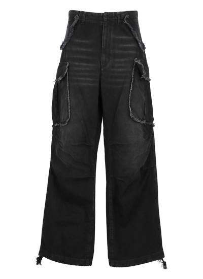 Shop Darkpark Vivi Cargo Pants In Black