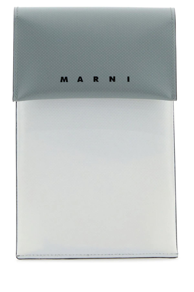 Shop Marni Two-tone Polyester Phone Case In White