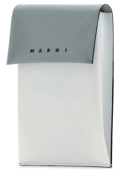 Shop Marni Two-tone Polyester Phone Case In White