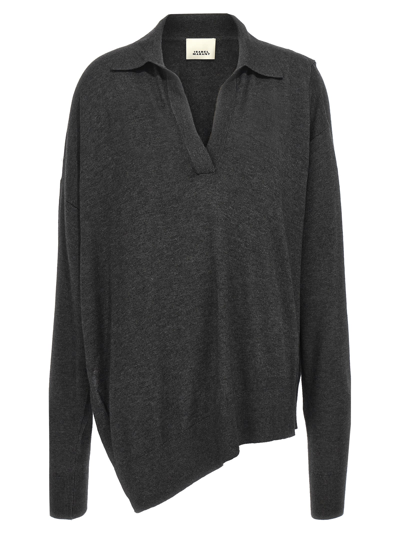 Shop Isabel Marant Giliane Sweater In Gray