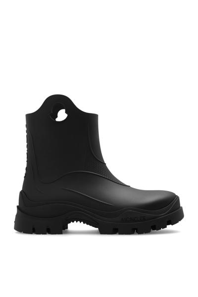 Shop Moncler Misty Rain Boots In Nero