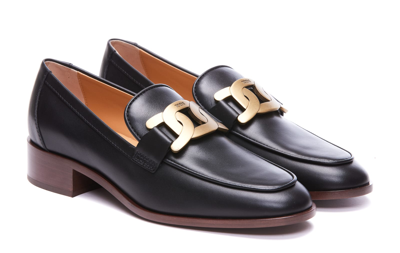 Shop Tod's Loafers In Black