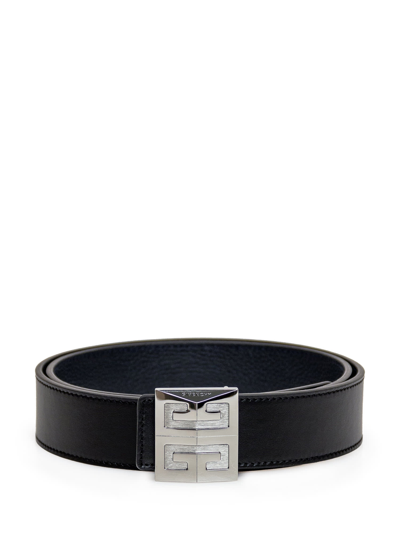 Shop Givenchy Belt 4g In Black Blue