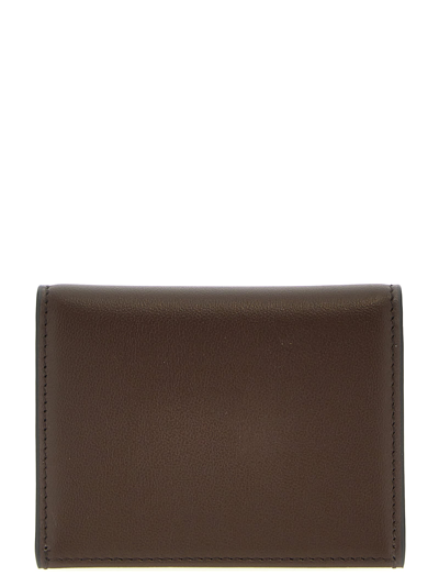 Shop Valentino Garavani Vlogo Signature Wallet In Brown