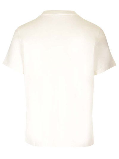 Shop Courrèges Straight Fit T-shirt In White