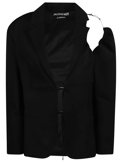 Shop Jacquemus Galliga Vest In Black