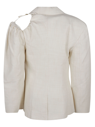 Shop Jacquemus Galliga Vest In Off-white