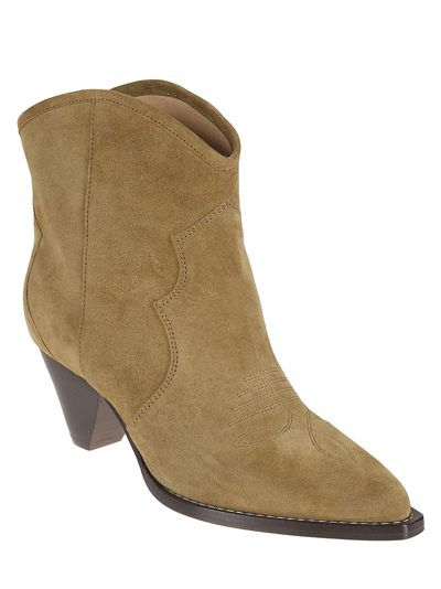 Shop Isabel Marant Darizo Boots In Taupe