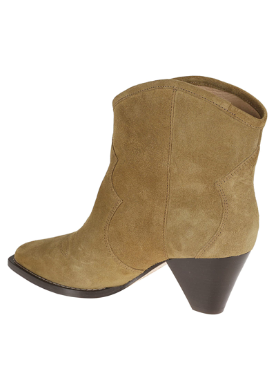 Shop Isabel Marant Darizo Boots In Taupe