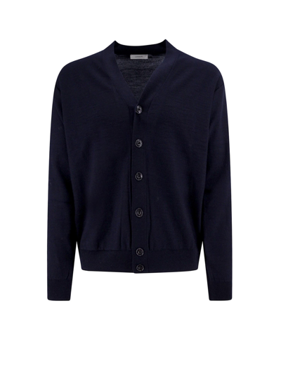 Shop Lemaire Cardigan In Blue