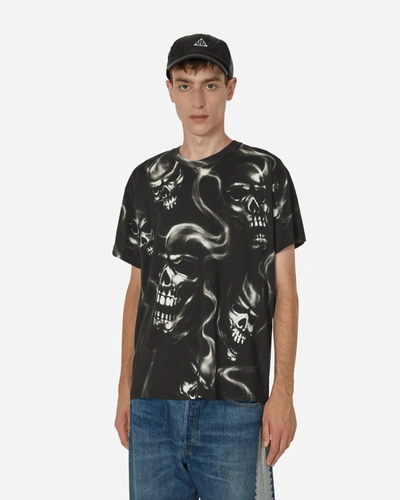 Shop Stockholm Surfboard Club Airbrush T-shirt In Black