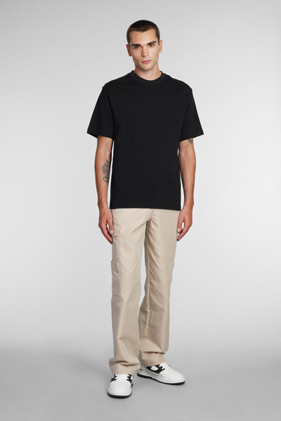 Shop Axel Arigato T-shirt In Black Cotton