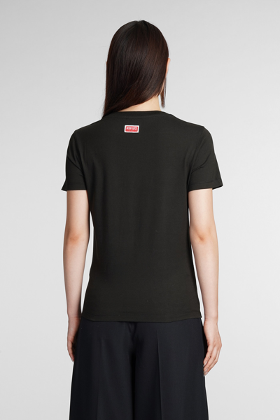 Shop Kenzo T-shirt In Black Cotton