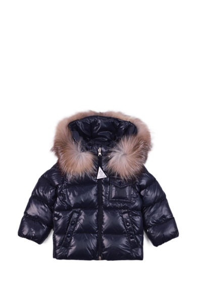 Shop Moncler Nylon Down Jacket In Back