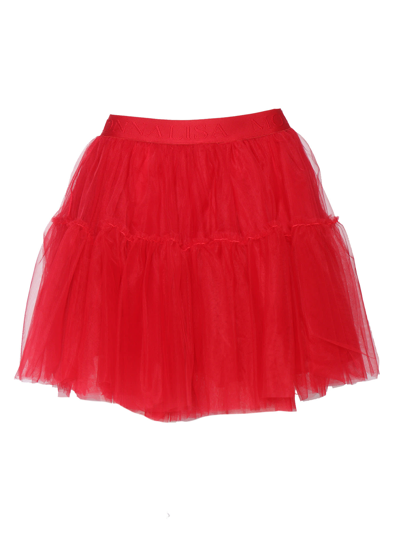 Shop Monnalisa Tutu Skirt In Red