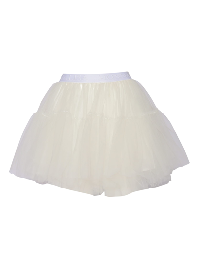 Shop Monnalisa Tutu Skirt In White