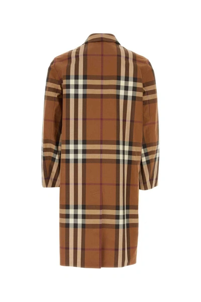 Shop Burberry Trench In Checked