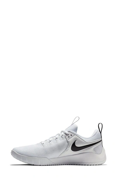 Shop Nike Zoom Hyperace 2 Volleyball Shoe In White/ Black