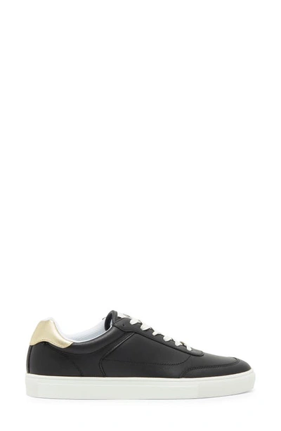 Shop Official Program Clean Cupsole Camo Sneaker In Black/ Gold