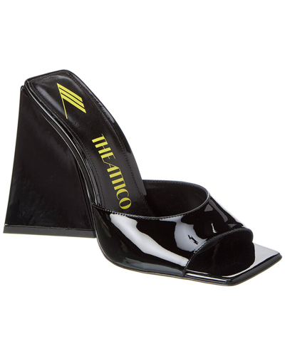 Shop Attico The  Devon Patent Sandal In Black