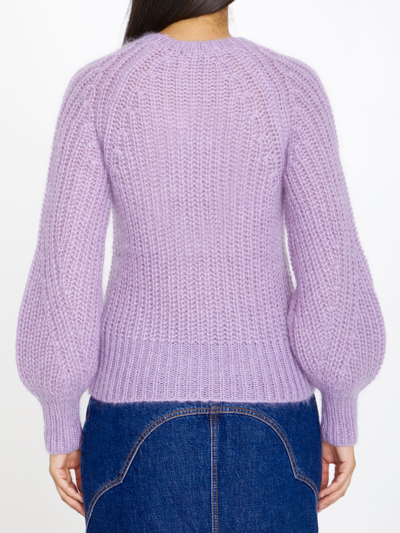 Shop Zimmermann Luminosity Raglan Sweater In Lilla