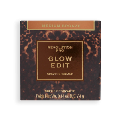 Shop Revolution Pro Revolution Beauty  Glow Edit Cream Gel Bronzer - Medium Bronze
