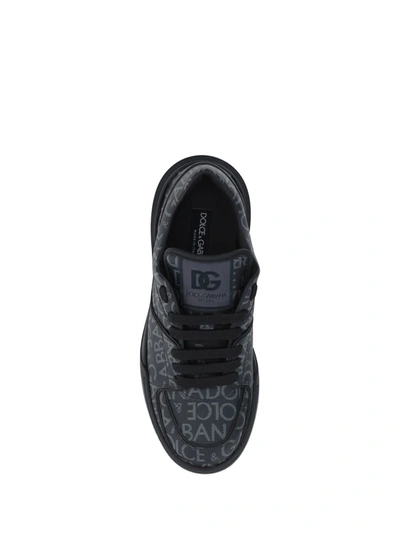 Shop Dolce & Gabbana Sneakers In Nero/grigio