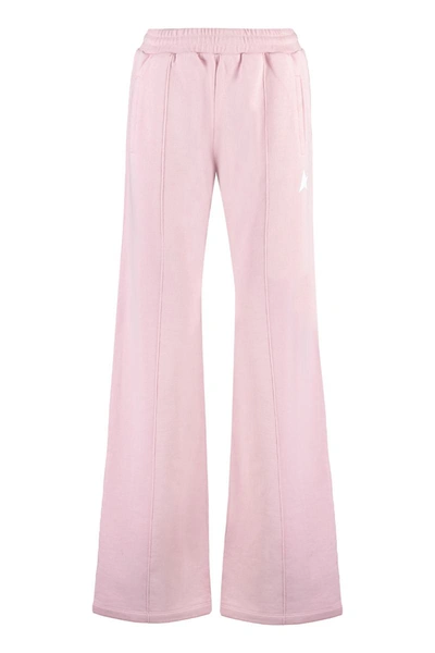 Shop Golden Goose Cotton Trousers In Pink