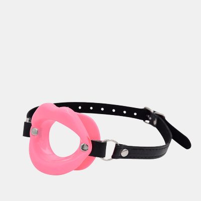 Shop Vigor Japanese Lips O Ring Open Mouth Bondage Restraint Gag Collar In Pink