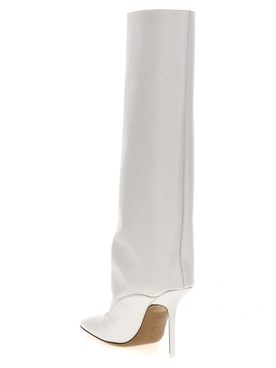 Shop Attico The  'sienna' Boots In White