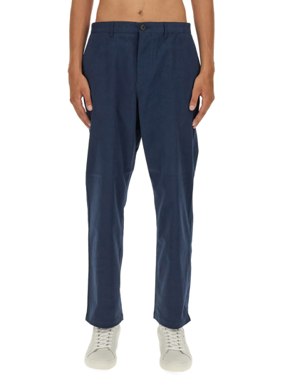 Shop Ps By Paul Smith Loose Fit Pants In Blue