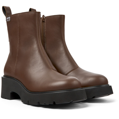 Shop Camper Ankle Boots For Women In Brown