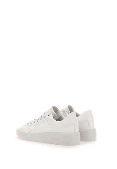 Shop Golden Goose Purestar Bio-based Leather Sneakers In White