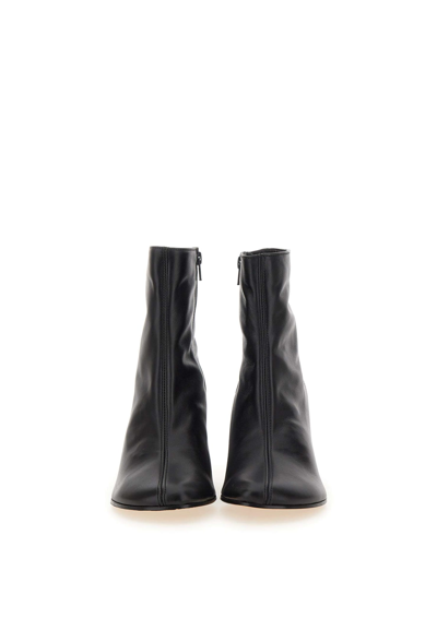Shop By Far Vlada Cowhide Ankle Boot In Black