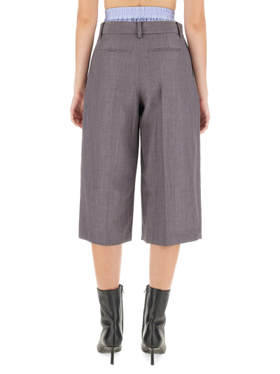 Shop Alexander Wang Tailored Culottes In Grigio