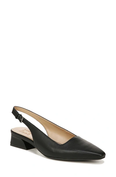 Naturalizer Lesley Slingback Pump In Black Synthetic