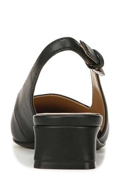 Naturalizer Lesley Slingback Pump In Black Synthetic
