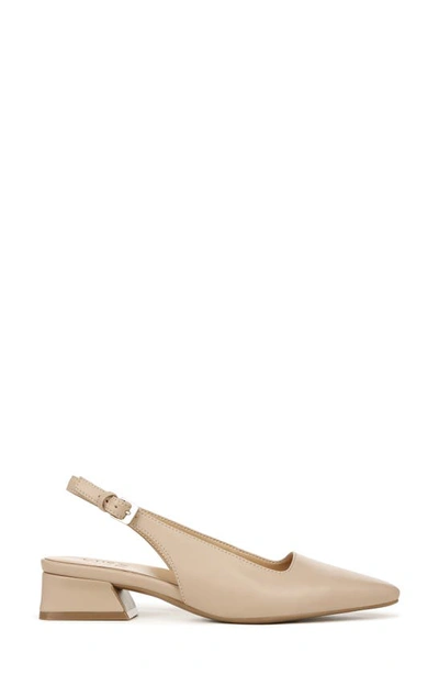 Naturalizer Ginger Snip Toe Dress Slingbacks In Beige Synthetic