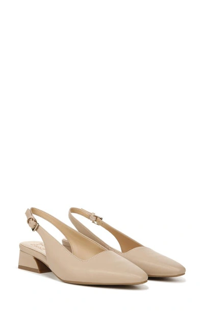 Shop Naturalizer Ginger Slingback Pump In Beige Synthetic