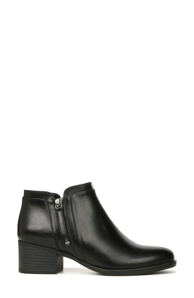 Naturalizer Karol Womens Faux Leather Side-zip Ankle Boots In Black Synthetic